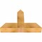 Ekena Millwork Portland Rough Sawn Timber Gable Bracket, Western Red Cedar, 36"W x 24"H x 6"D x 6"F, 16/12 Pitch GBW036X24X0606POR00RWR - alternate 4
